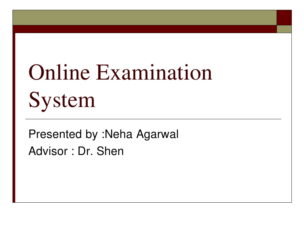 Online Examination System | PDF | Career & Growth | Computers