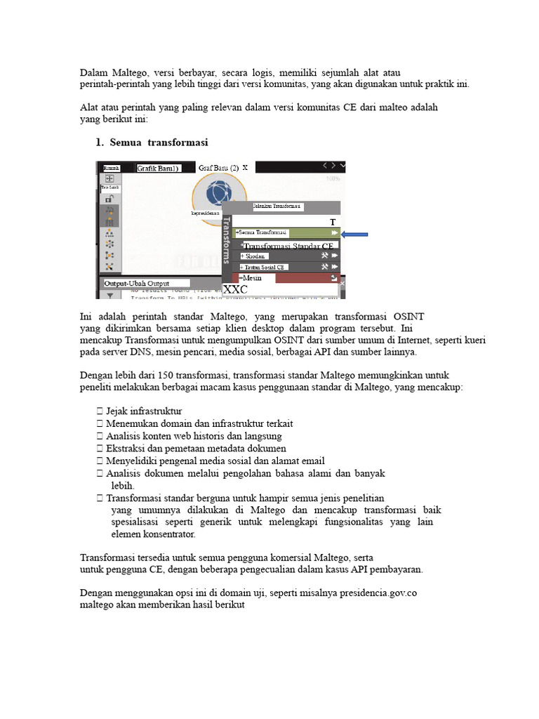 Perintah Maltego | PDF