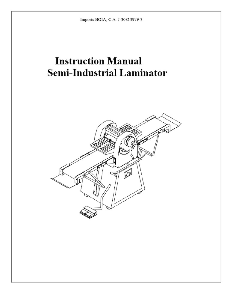 Seal 62 Laminator Instruction Manual | PDF | Manufactured Goods