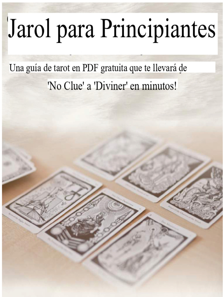 Guía PDF de Tarot para Principiantes | PDF | Tarot | Jugando a las cartas