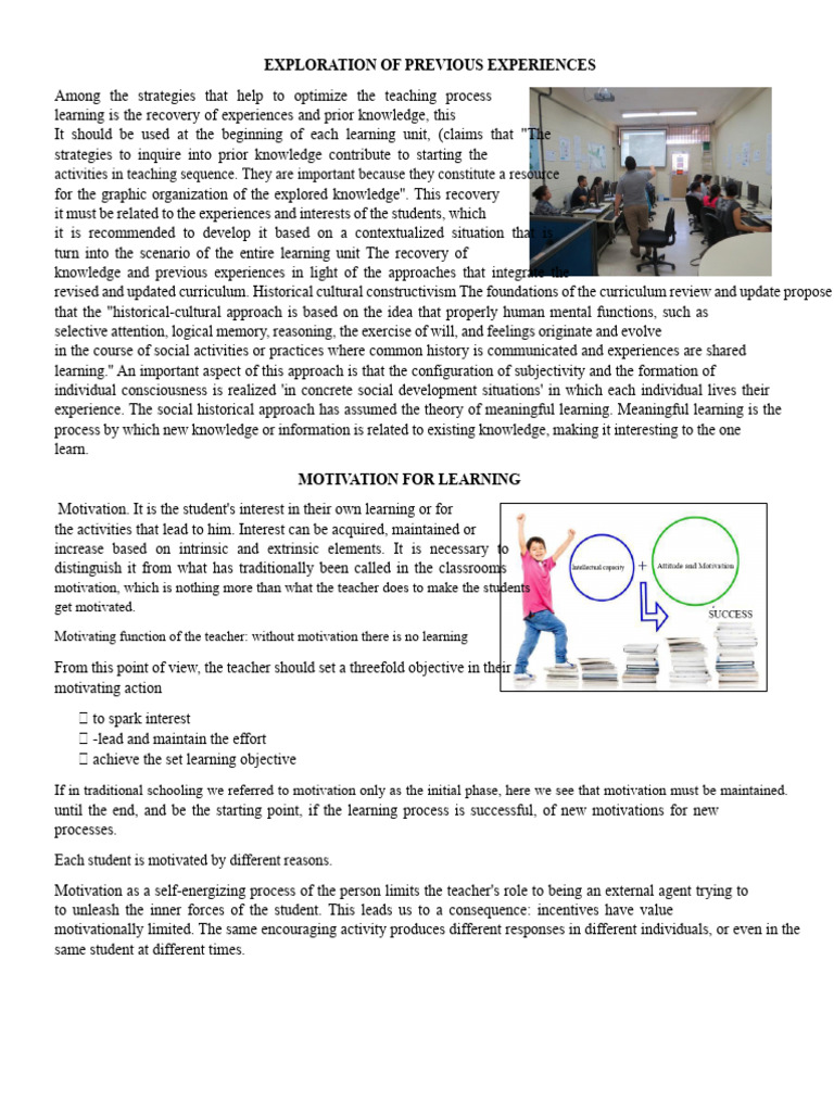 Enhancing Learning Through Motivation Strategies | PDF | Motivational ...