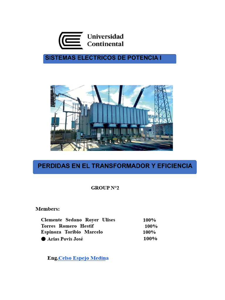 Losses and Efficiency in The Transformer | PDF | Transformer | Magnet