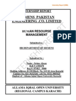 Saima Ahsan Final Report of Mba HRM