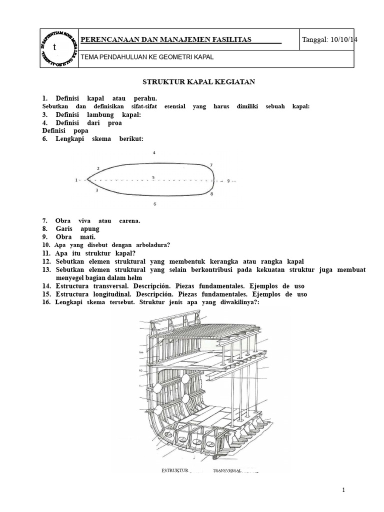 Struktur dan Definisi Kapal Modern | PDF