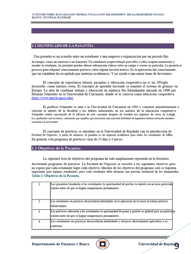 Informe de Prácticas Sobre RAKUB | PDF | Agricultura | Bancos
