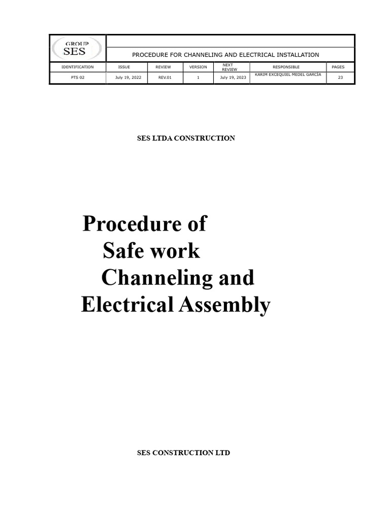 Electrical Channeling Installation Guide | PDF | Pipe (Fluid Conveyance ...