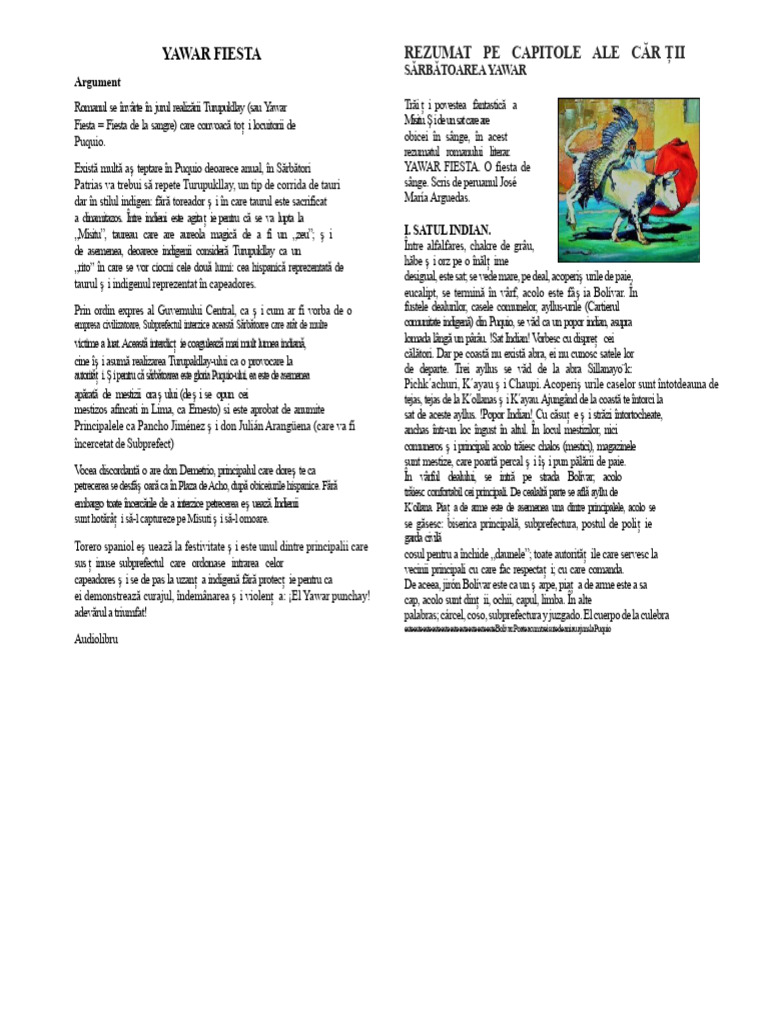 Yawar Fiesta | PDF