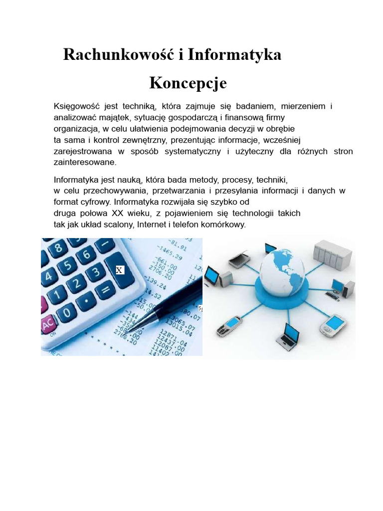 Księgowość I Informatyka | PDF