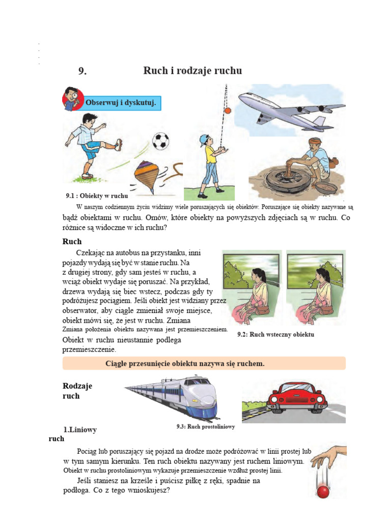 Ruch I Rodzaje Ruchu | PDF