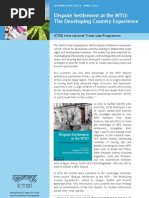 Dispute Settlement at the WTO