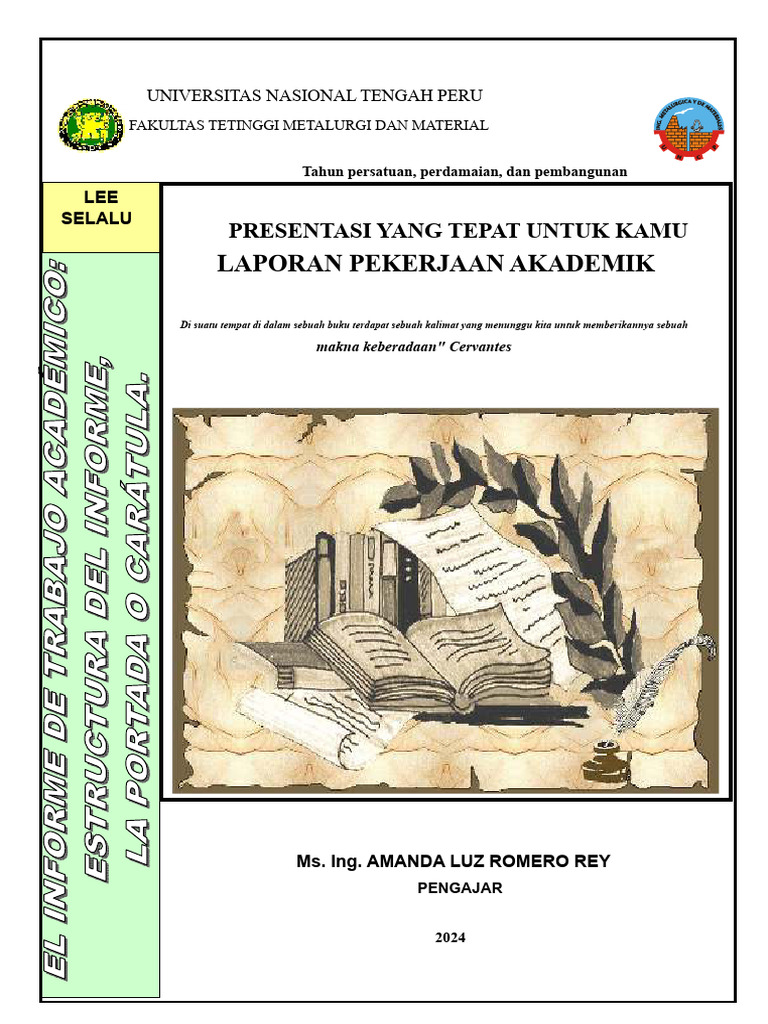 Struktur Laporan Akademik Universitas | PDF