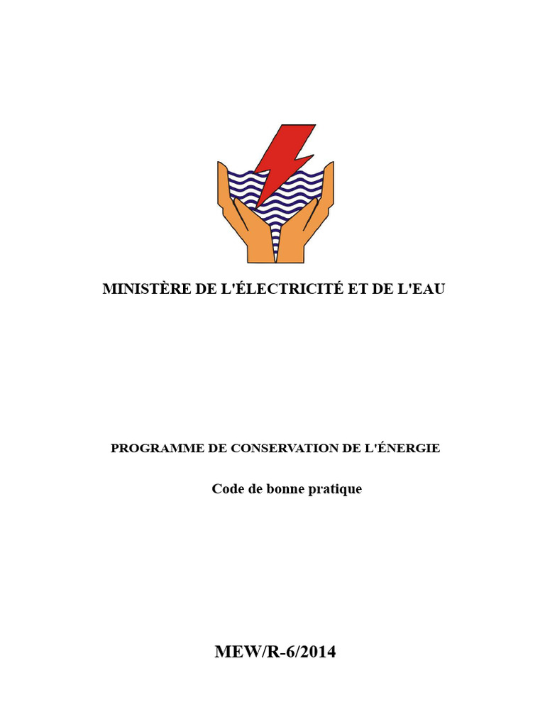 Le Code de Conservation de L'énergie Dans Les Bâtiments MEW-R6-2014 PDF ...