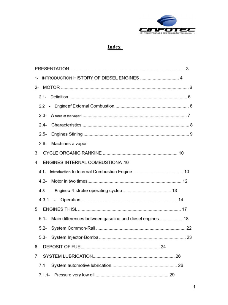 Diesel Engine Fundamentals and Systems | PDF | Internal Combustion ...