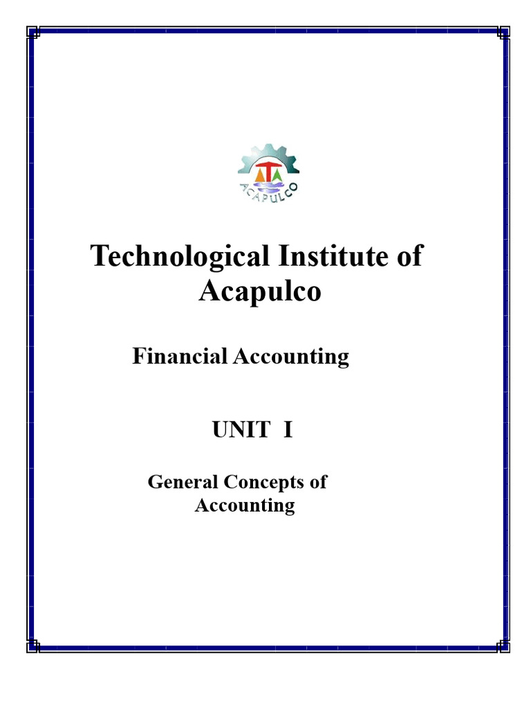 General Concepts of Financial Accounting | PDF | Equity (Finance ...