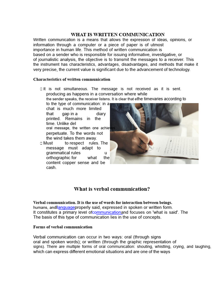 Understanding Written Communication | PDF | Communication | Stress ...