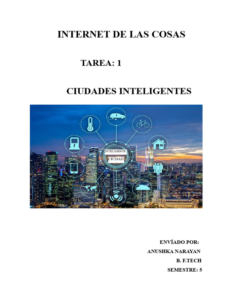 Ciudades Inteligentes y IoT: Claves y Beneficios | PDF | Internet de ...