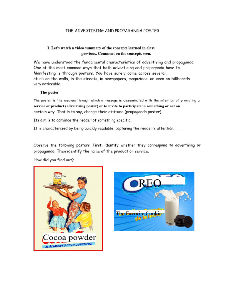 The Advertising and Propaganda Poster | PDF | Propaganda | Advertising