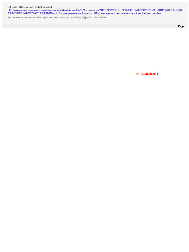 SC FSMS H 004 | PDF