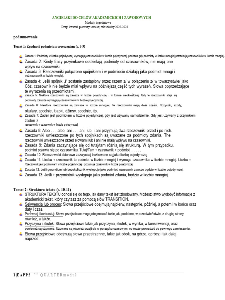 Eapp Q2 Moduł | PDF