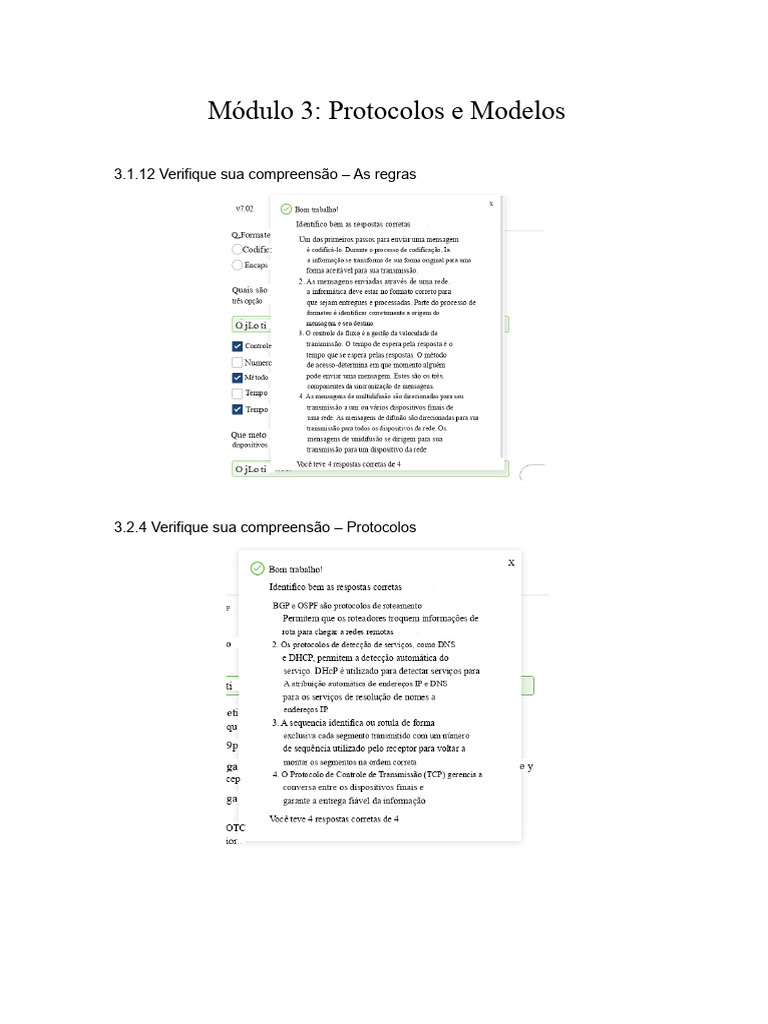Protocolos e Modelos de Redes Explicados | PDF | Internet | Modelo OSI