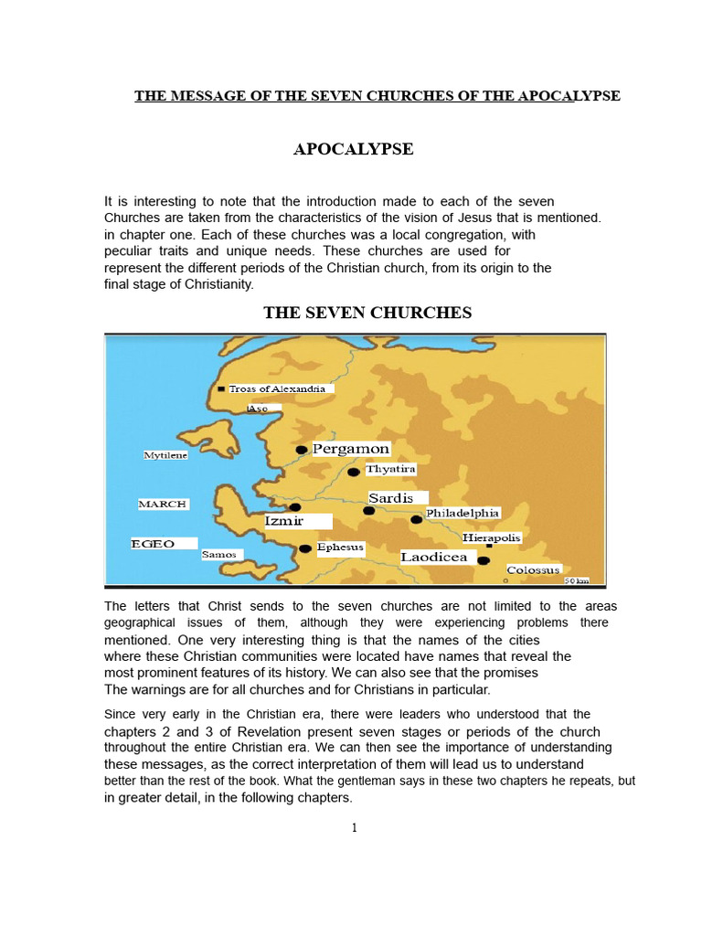Messages to the Seven Churches Explained | PDF | Jesus | Martin Luther