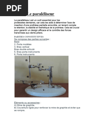 Paralléliseur Avec Comparateur De Précision Pour Prothèse Dentaire - Occasion En état De Marche