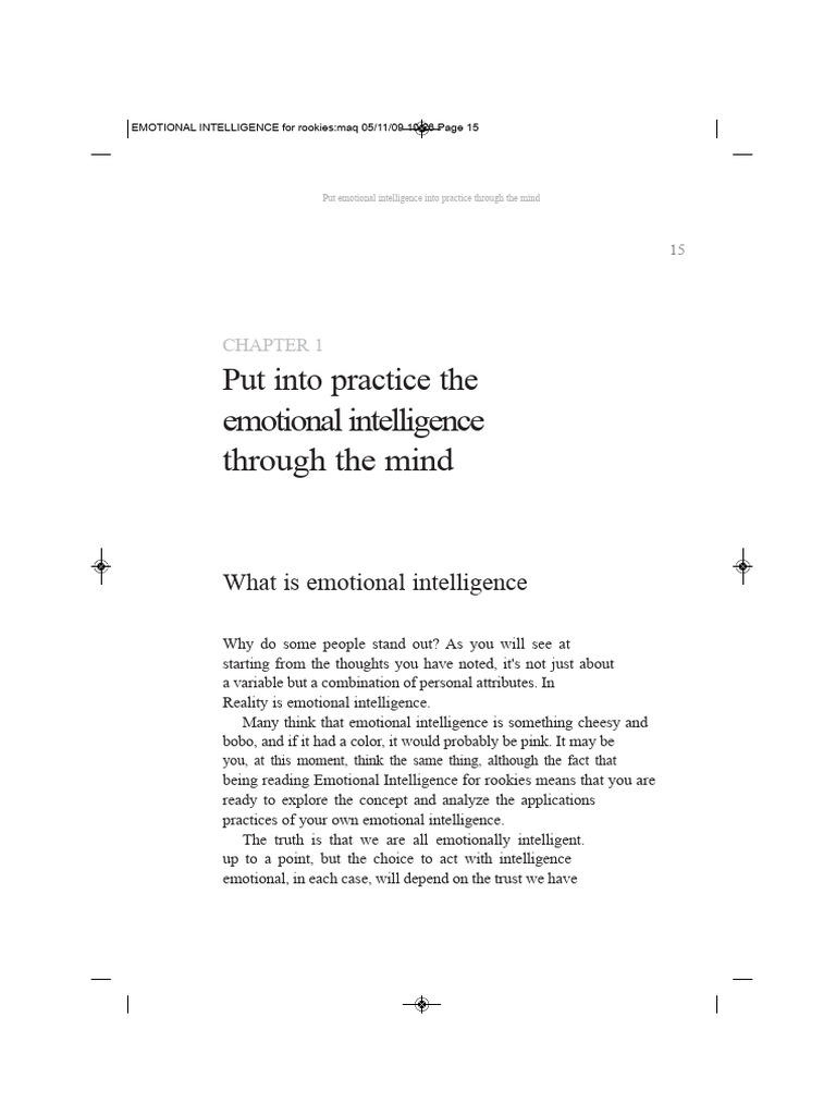 Mastering Emotional Intelligence Basics | PDF | Intelligence ...