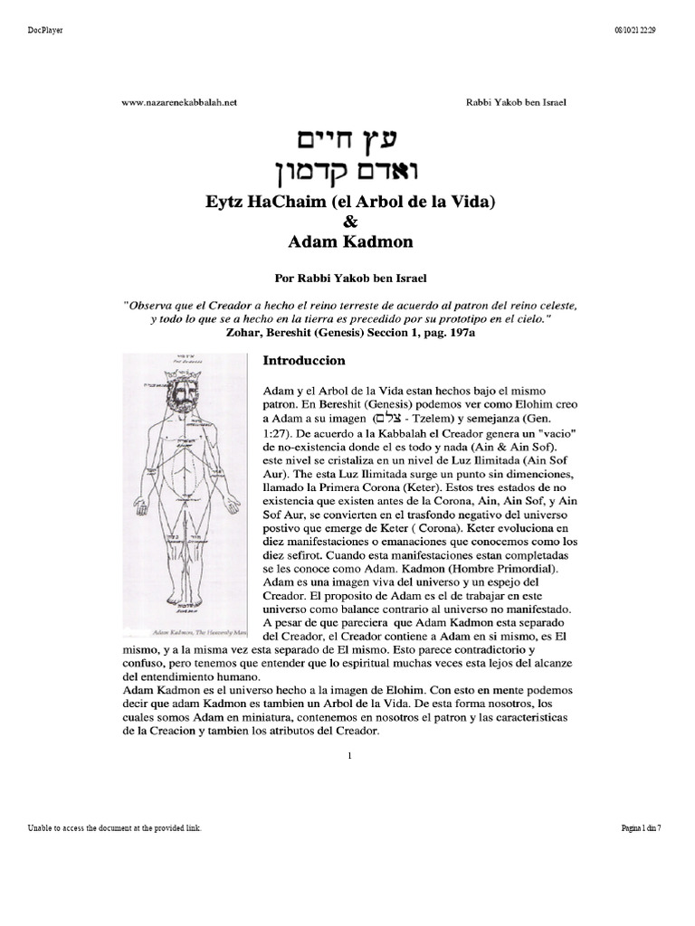 Adam Kadmon | PDF