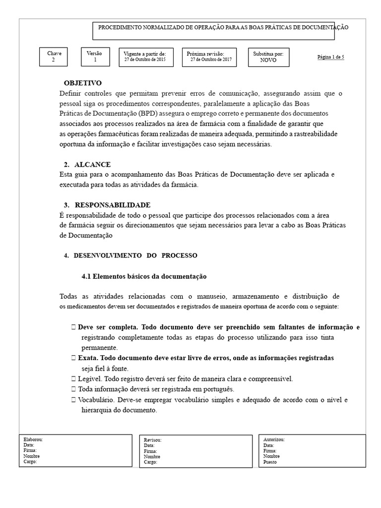 Boas Práticas de Documentação Farmacêutica | PDF | Farmácia