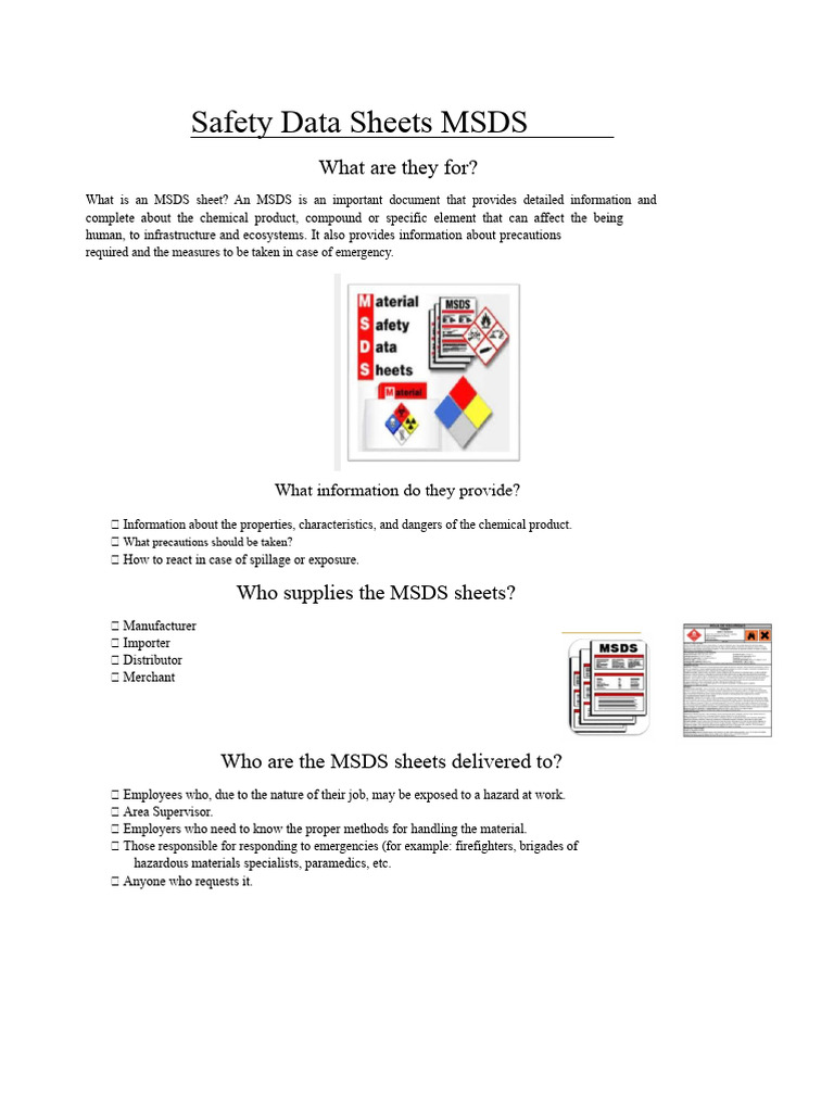 Understanding MSDS and NFPA Guidelines | PDF | Combustion | Chemistry
