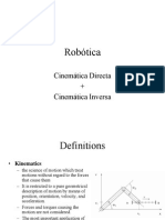 Robótica: Cinemática Directa + Cinemática Inversa