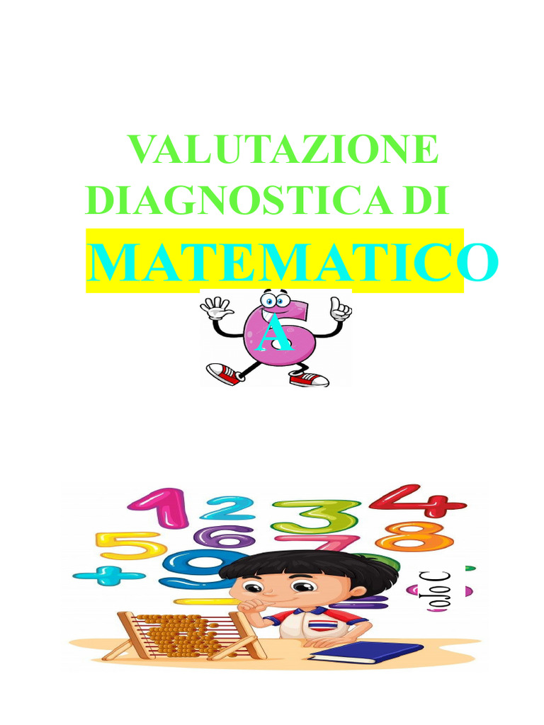 6 Mat Valutazione Diagnostica 2024 | PDF