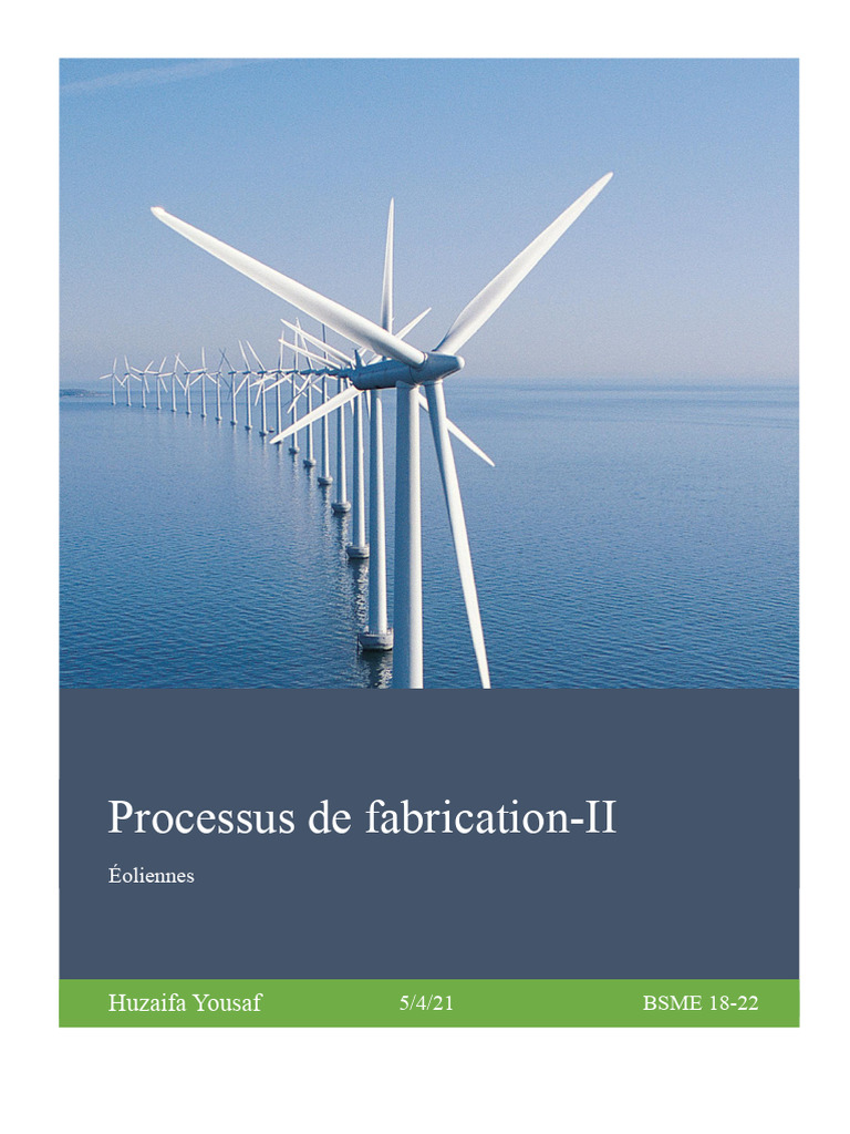 Fabrication des éoliennes Guide complet PDF Éolienne Énergie — free download