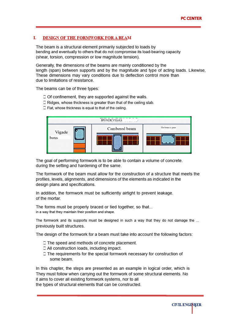 Beam Formwork Design Guidelines | PDF | Beam (Structure) | Buckling