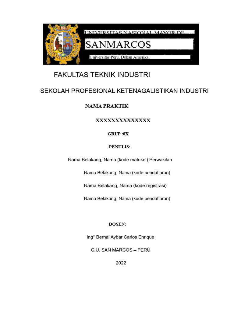 Panduan Praktik Laboratorium Teknik Industri | PDF