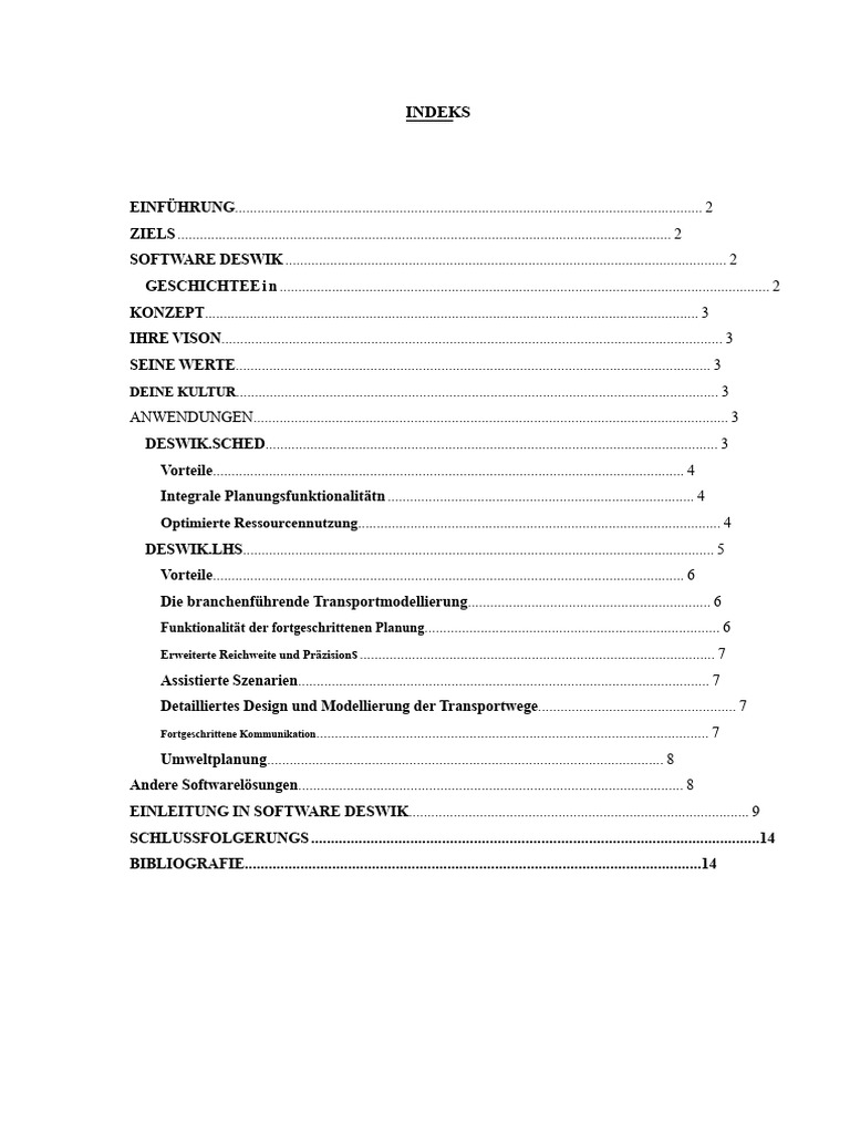 Software Deswik | PDF