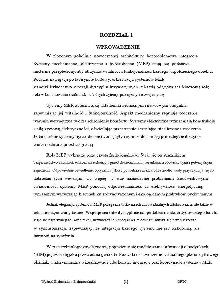 Raport Z Praktyk MEP Strona Główna | PDF