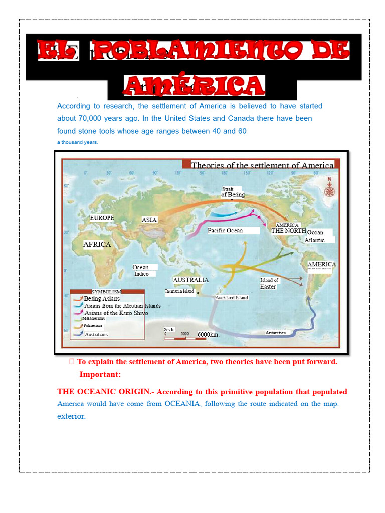 Theories of America's Early Settlement | PDF | Oceania | Peru