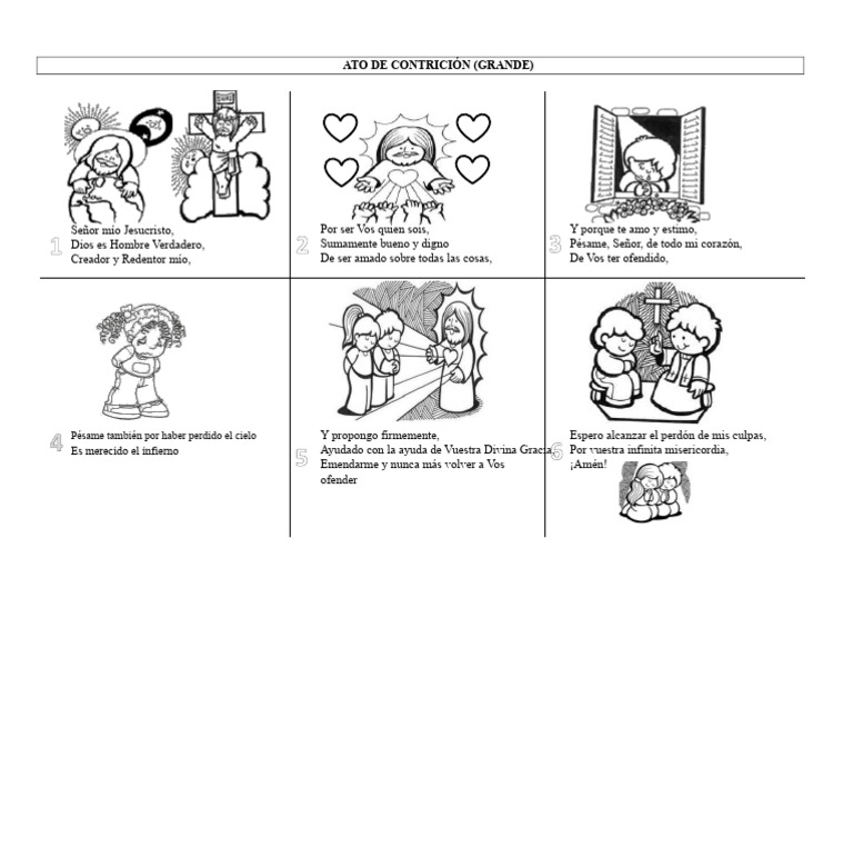 Acto de Contrición | PDF
