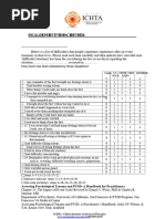 IES-R Assessment Questionnaire | PDF