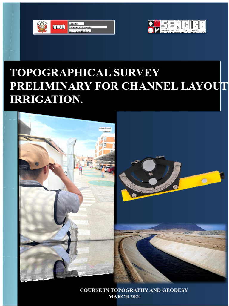 Topographical Survey for Irrigation Design | PDF | Topography | Geodesy