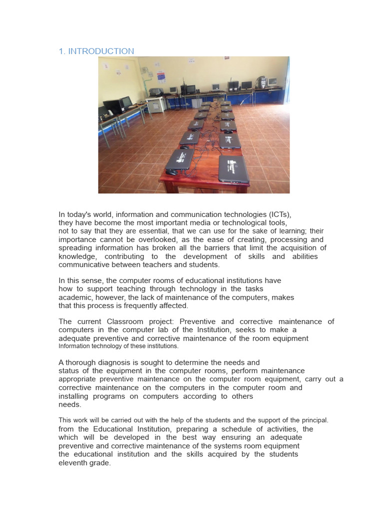 Computer Maintenance Project for Students | PDF | Computer Virus ...
