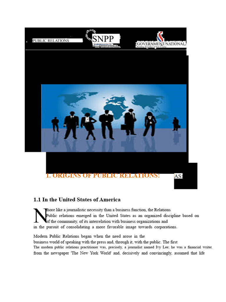 Public Relations Module 1 PDF | PDF | Public Relations | Communication