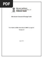 eBRC Generation Guide for Exporters | PDF | Banks | Computing