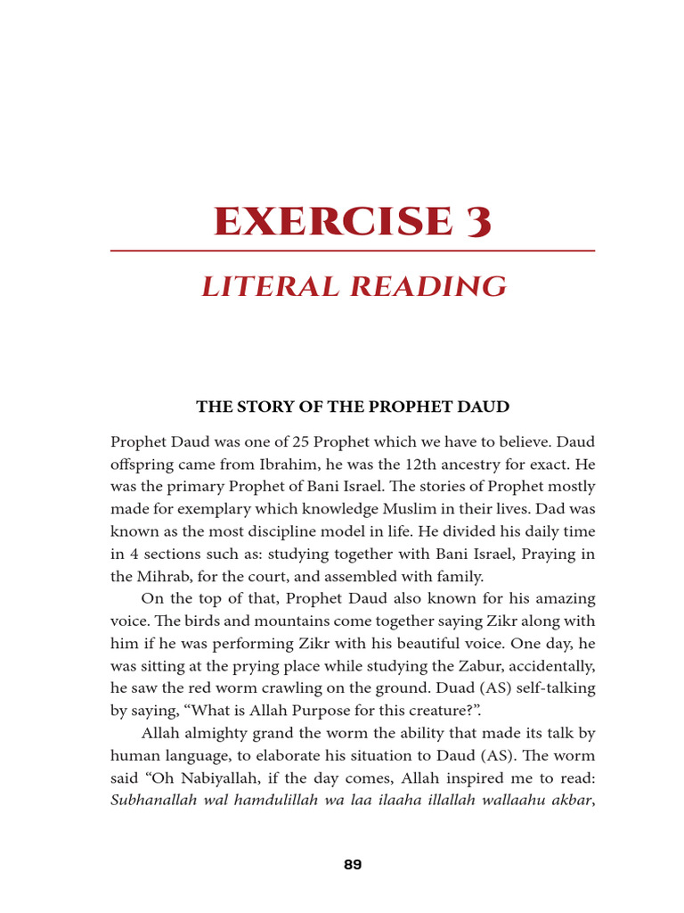 Literal Reading Theory and Practice-97-102 | PDF | Muhammad | Abrahamic ...