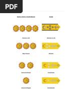 Rangos e Insignias Militares RD | PDF