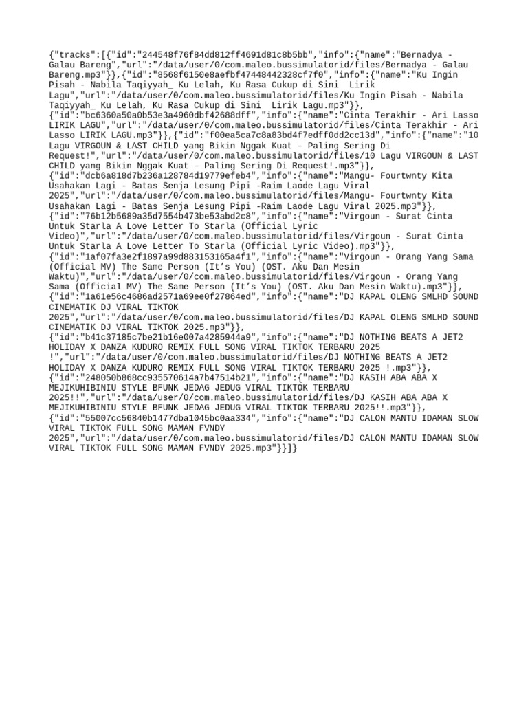 Tracks | PDF