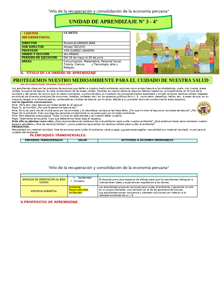 Cuidado del Medio Ambiente en Educación | PDF | Residuos | Hipótesis