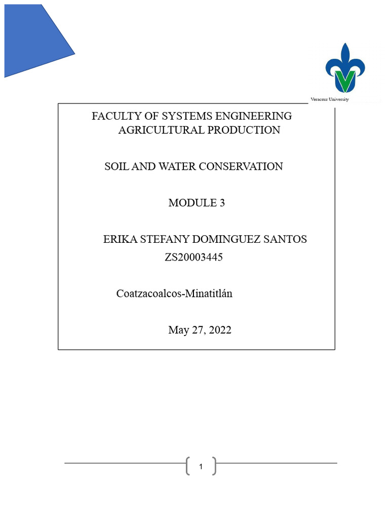 Soil and Water Conservation Practices | PDF | Crop Rotation | Drainage ...