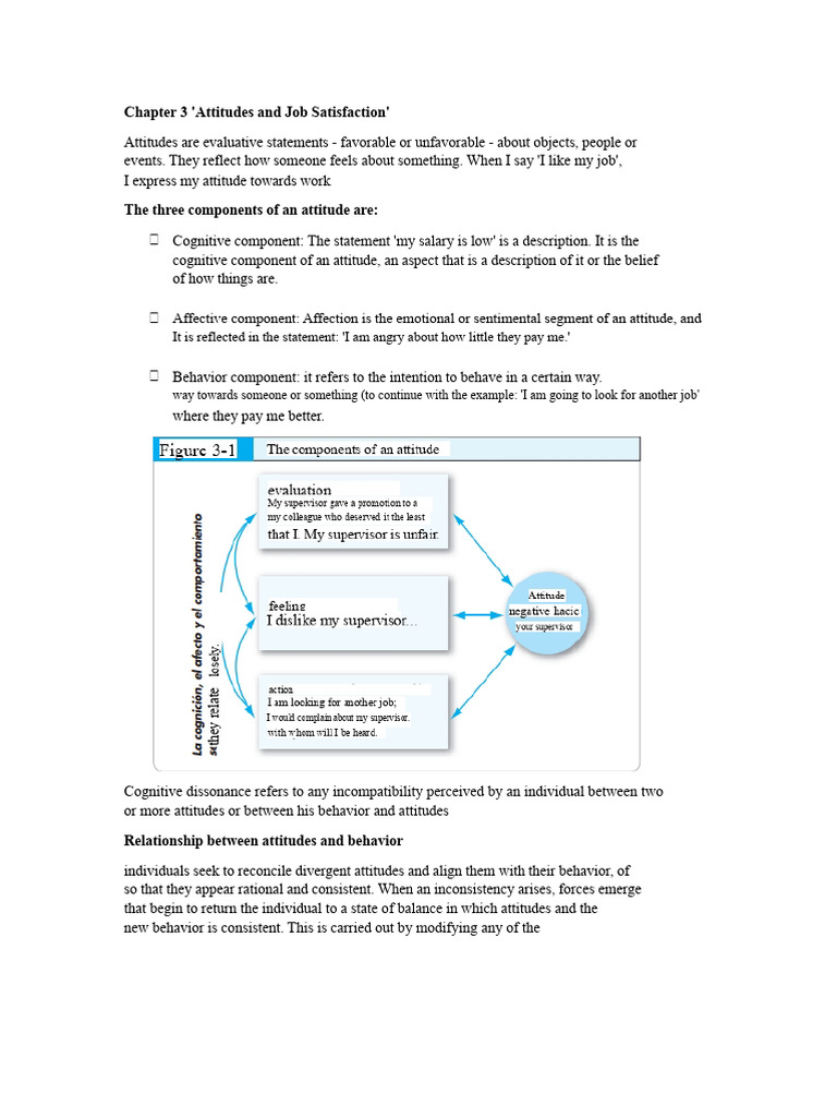 Attitudes and Job Satisfaction Explained | PDF | Job Satisfaction ...